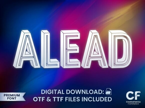 Alead: The Display Font That Makes Campaigns Pop