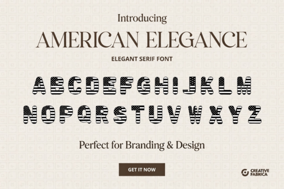 American Elegance: A Serif Typeface for Editorial Design