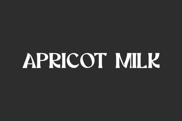 Apricot Milk Font for Business