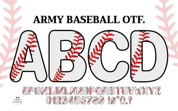 Army Baseball Font: A Bold Typeface for Dynamic Design