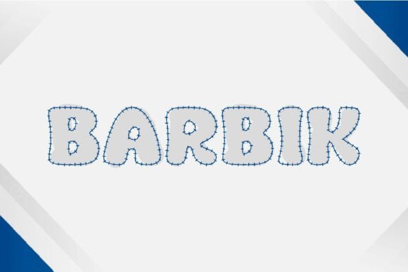 Barbik: A Bold Decorative Font for Campaign Headlines