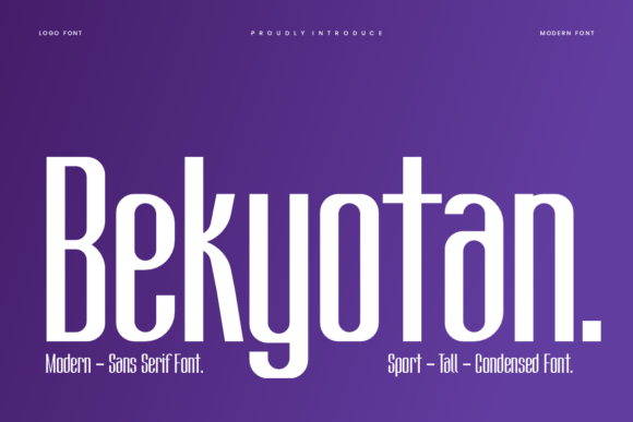 Bekyotan: A Bold Display Font for Modern Web Design