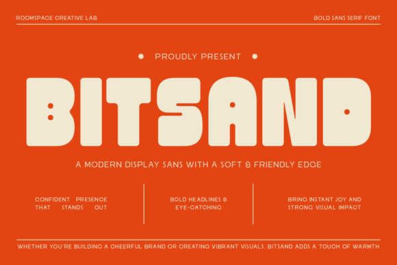 Bitsand: A Friendly Sans Serif Font for Small Business Branding