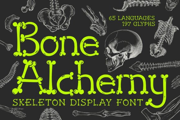 Bone Alchemy Font Review: A Bold Display Typeface for Web Design