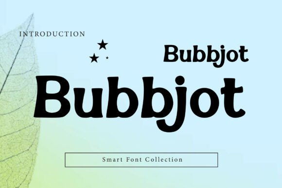 Bubbjot: A Playful Serif Font for Web Design