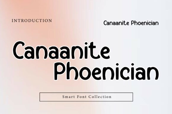 Canaanite Phoenician: A Historic Display Font for Modern Web Design