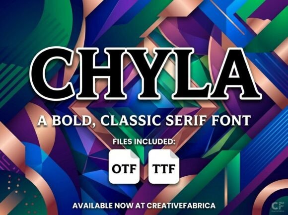 Chyla: The Bold Serif Font That Elevates Your Brand