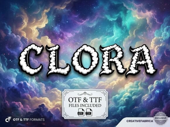Clora: The Standout Decorative Font for Crafters
