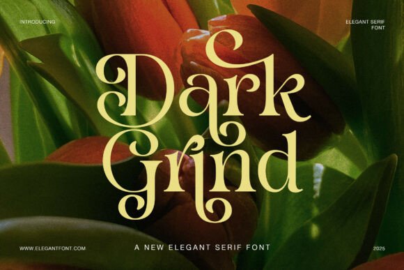 Dark Grind: The Perfect Serif Font for Handmade Brands