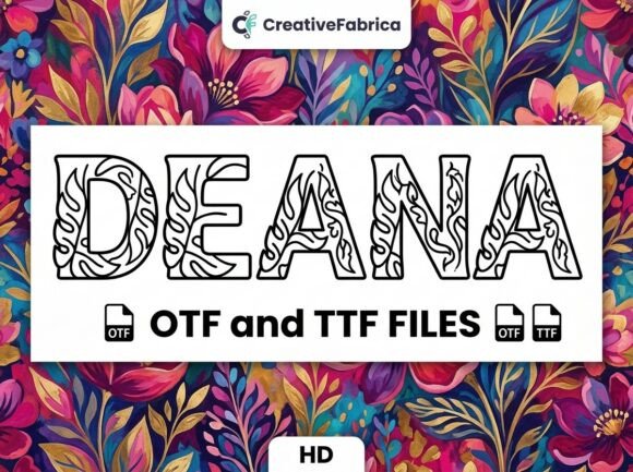 Deana: A Lush Decorative Font for Handmade Brands