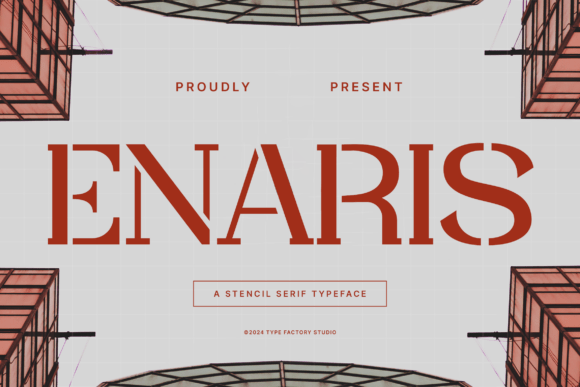 Enaris: A Bold Serif for Modern Branding