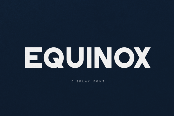 Eqinox: A Bold Sans Serif Font for Editorial Impact