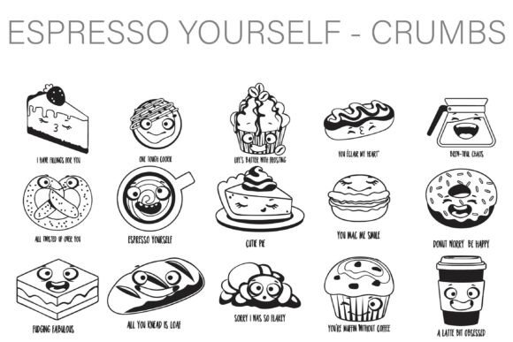 Espresso Yourself Crumbs: A Playful Typeface for Bold Marketing