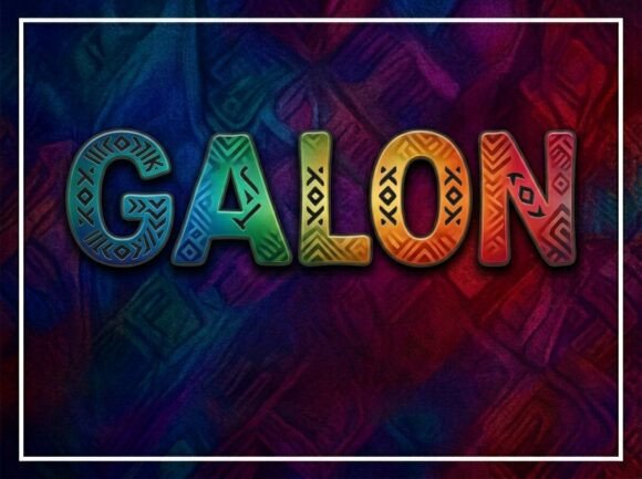 Galon: A Bold Display Font