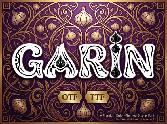 Garin: A Bold Display Font for Creative Projects