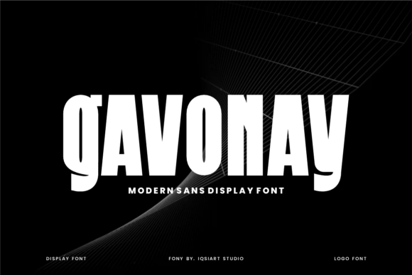 Gavonay Font: A Bold Sans Serif for Modern Web Design