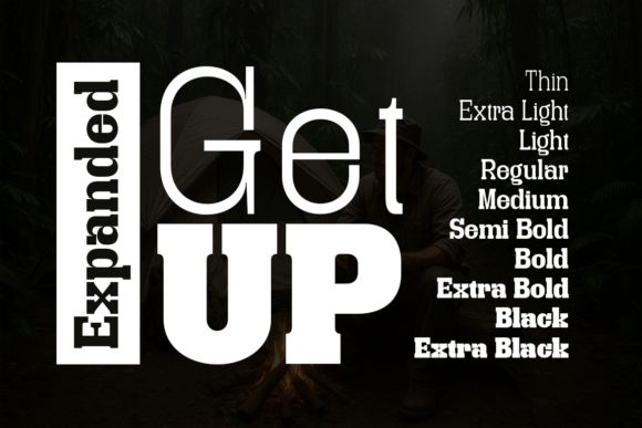 Getup Expanded: Bold Slab Serif for Branding
