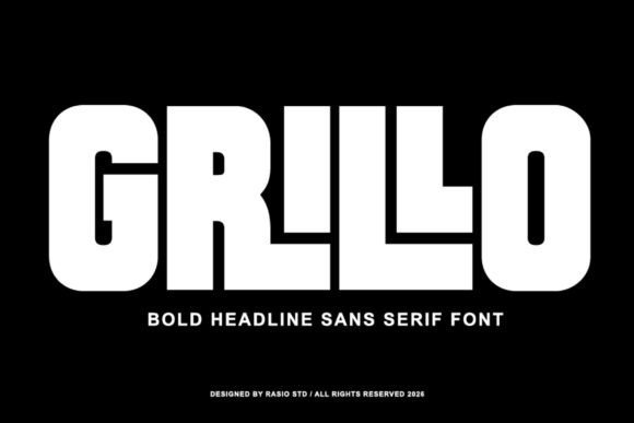 Grillo: A Playful Sans Serif for Bold Brand Identity