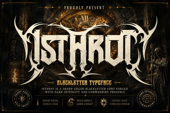 Istarot Font Review: A Bold Blackletter for Web Headers