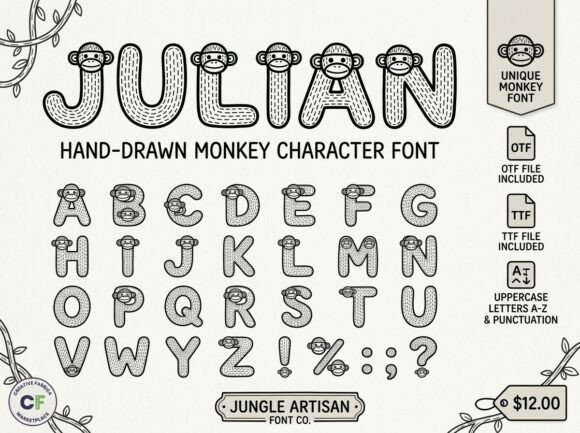 Julian: A Decorative Typeface for Editorial Impact