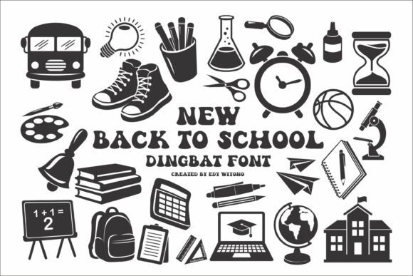 New Back to School: The Ultimate Dingbats Font for Marketers