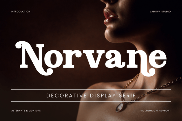 Norvane: A Refined Serif Typeface for Editorial Design