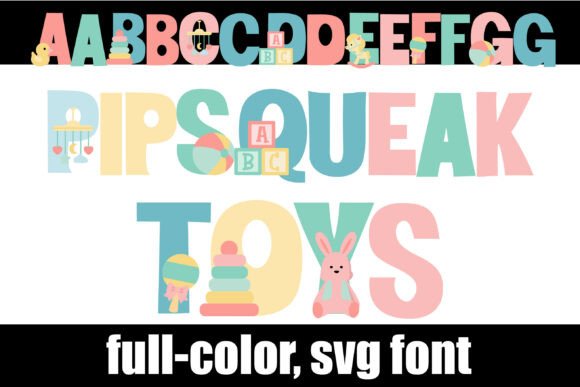 Pipsqueak Toys Font for Creative Projects
