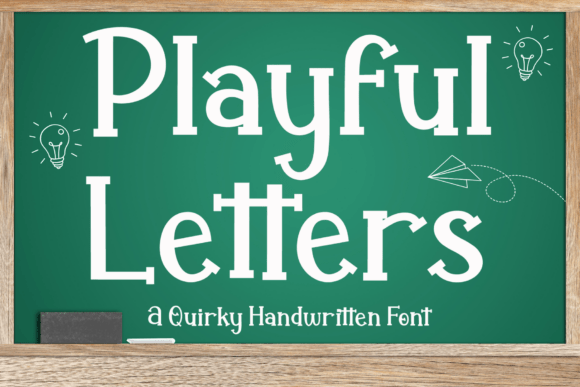 Playful Letters: A Cheerful Serif Font for Web Design