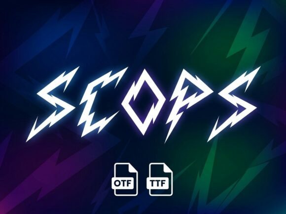 Scops: A Bold Display Font for Modern Web Design