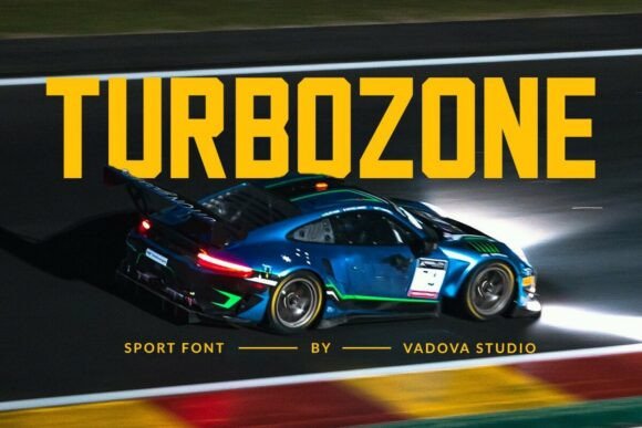 Turbozone: The Bold Sans Serif Font for Makers