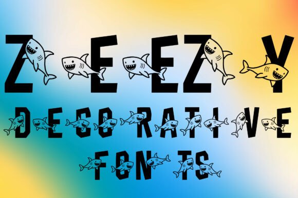 Zeezy: A Bold Decorative Font for Ocean-Inspired Branding